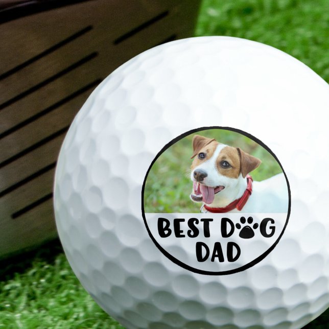Pelotas De Golf Foto de perro MEJOR DAD Pawprint de perro (Subido por el creador)