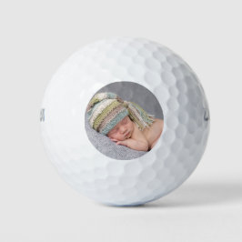 Pelotas De Golf Foto de personalizado recién nacido
