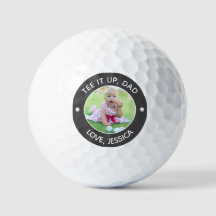 Foto de un niño personalizado tee It Up Dad Gray