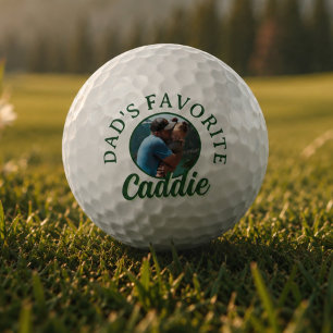 Pelotas De Golf Foto del caddie favorito de papá