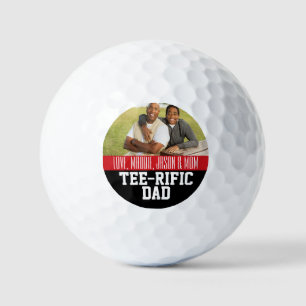Pelotas De Golf Foto del Personalizado Tee-Rific Dad