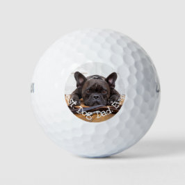 Pelotas De Golf Foto Mejor Perro Papá Nunca Frenchie Diversión Fue