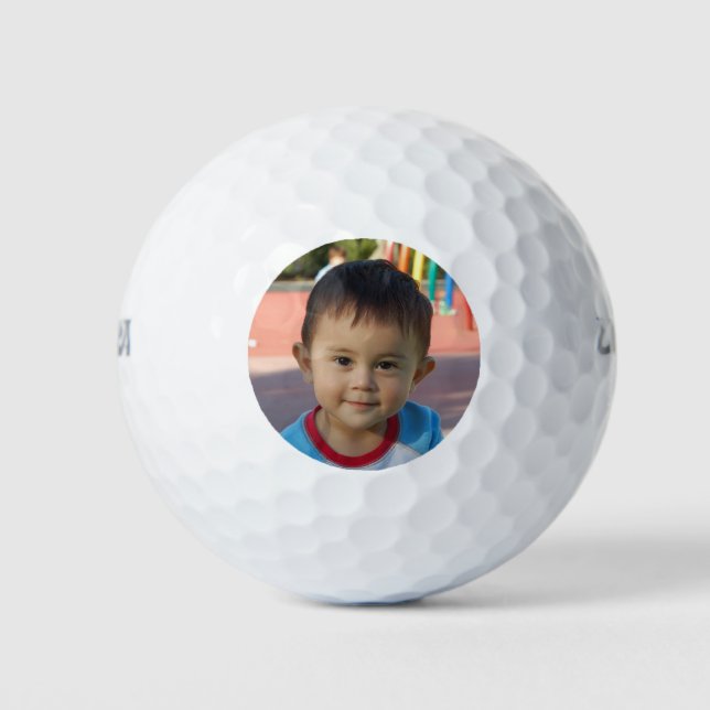 Pelotas De Golf Foto personalizada (Anverso)