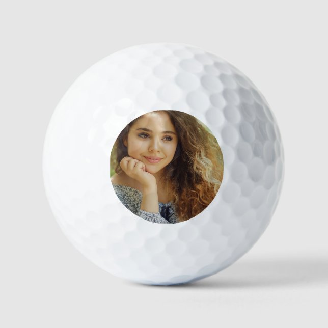 Pelotas De Golf Foto personalizada (Anverso)