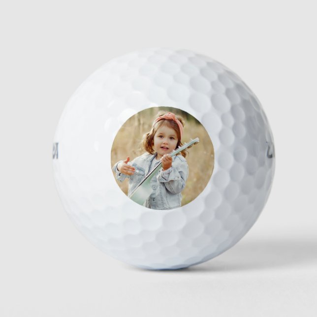 Pelotas De Golf Foto personalizada (Anverso)