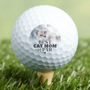 Pelotas De Golf Foto personalizada de gato mascota
