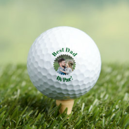 Pelotas De Golf Foto personalizada Mejor Papá Por Par Nuevo Papá P