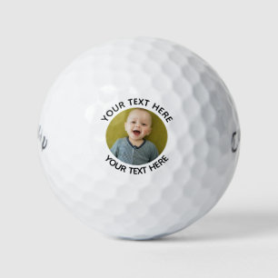 Pelotas De Golf Foto personalizada Moderno Crear plantilla Golfer