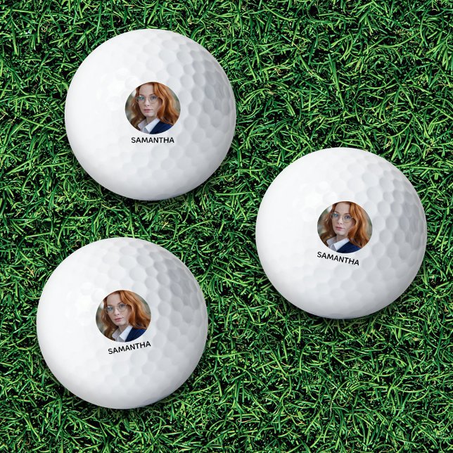 Pelotas De Golf Foto personalizado (Custom Photo Golf Balls)