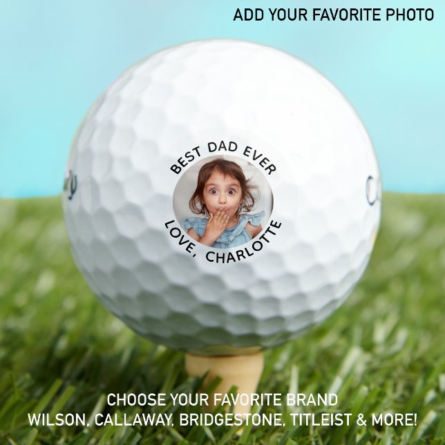 Pelotas De Golf Foto personalizado Mejor Papá Nunca Funny Blanco N (Subido por el creador)