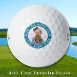 Pelotas De Golf Foto personalizado MOM Personalizada Trendy Golfer<br><div class="desc">La Mayor Parte De La Madre Del Tráfico... ¡Dos de tus cosas favoritas, golf y tu hijo! Sorprende a la mamá y al amante del golf con estas super tiernas pelotas de personalizado de fotos y accesorios de golf a juego. Ahora puede llevar a su hijo con ella mientras juega...</div>