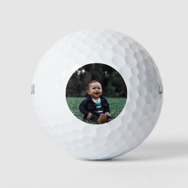 Pelotas De Golf Foto Personalizado personalizada (Anverso)