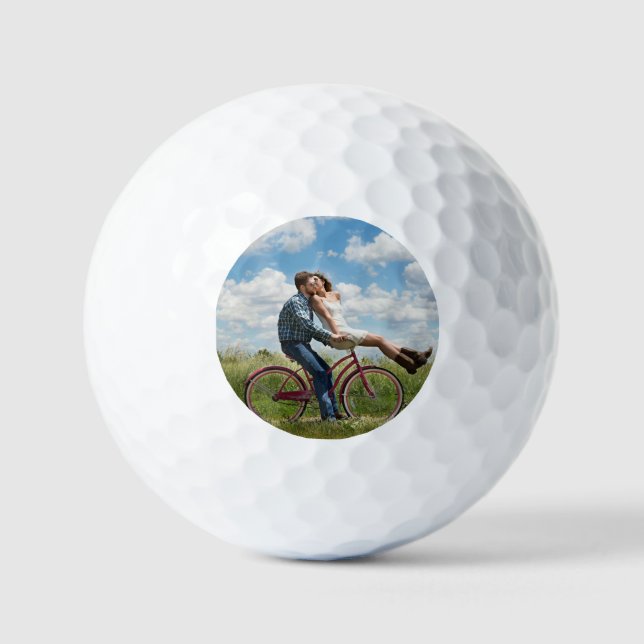 Pelotas De Golf Foto personalizado personalizada (Anverso)