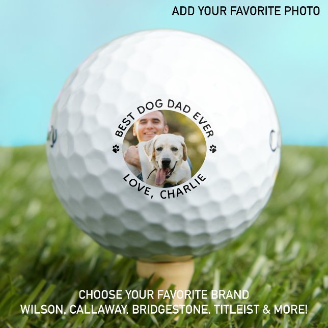 Pelotas De Golf Foto Personalizado personalizada del mejor perro d (Subido por el creador)