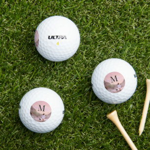 Pelotas De Golf Fotografía de playa en monograma