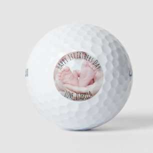 Pelotas De Golf Fotografía del Día de los Padres Felices