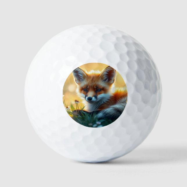 Pelotas De Golf Fox al atardecer (Anverso)