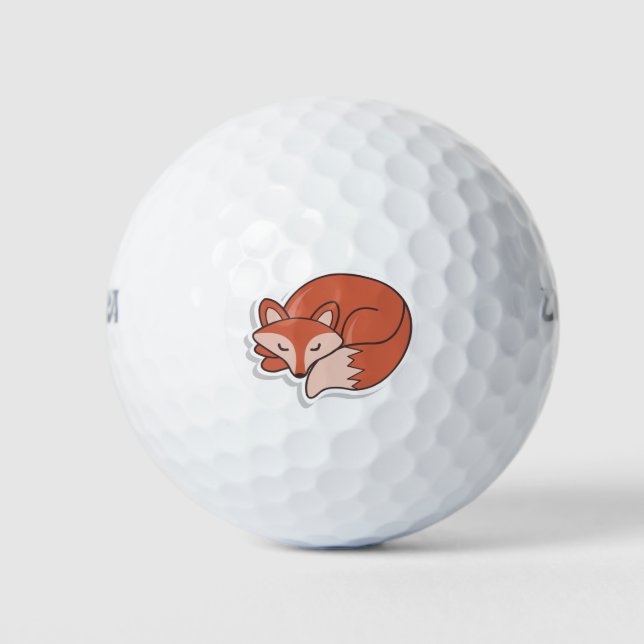 Pelotas De Golf Fox Sleeping (Anverso)