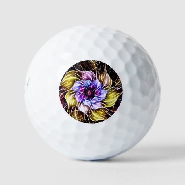 Pelotas De Golf fractal flower (Anverso)