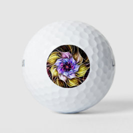 Pelotas De Golf fractal flower