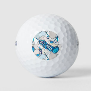 Pelotas De Golf Fragmentos de notas de música de trompeta