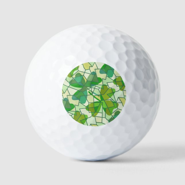 Pelotas De Golf Fragmentos de Shamrock (Anverso)