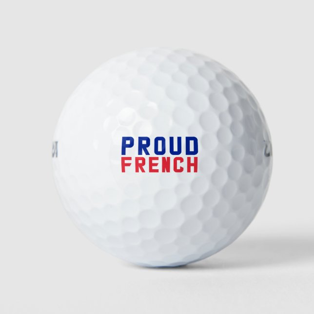 Pelotas De Golf Francés orgulloso (Anverso)