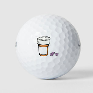 Pelotas De Golf Frasco de la píldora de prescripción