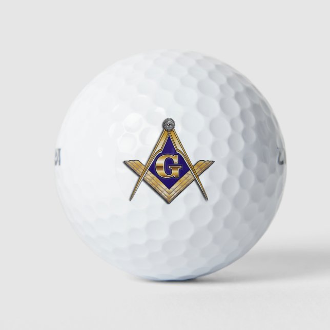 Pelotas De Golf Freemason (Anverso)
