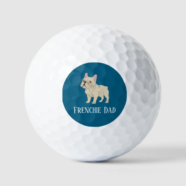 Pelotas De Golf Frenchie Dad (Anverso)