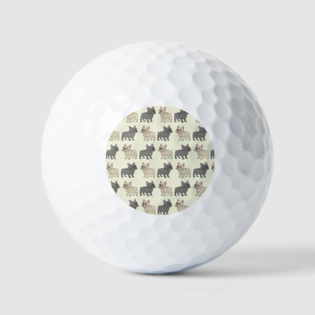 Pelotas De Golf Frenchies, Beis (Anverso)