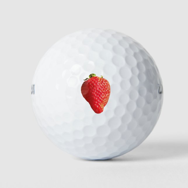 Pelotas De Golf Fresa (Anverso)