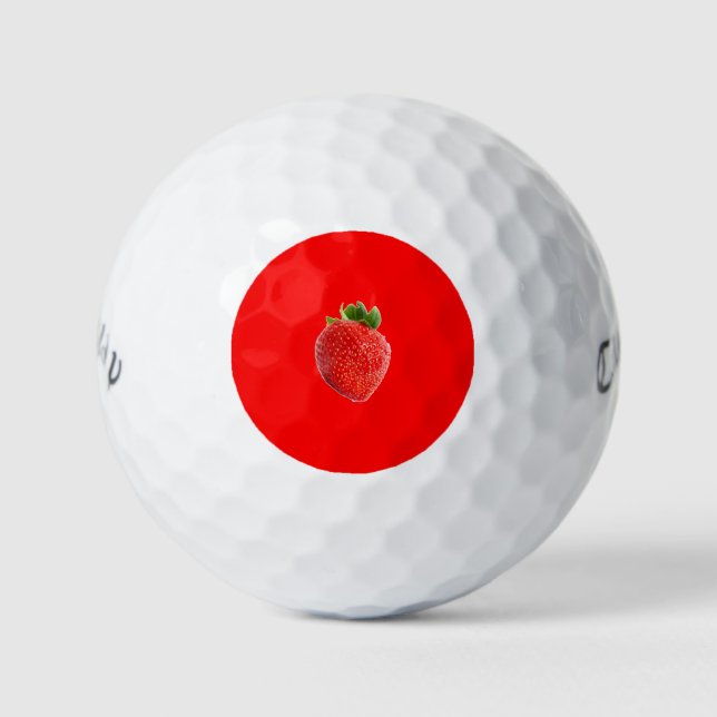 Pelotas De Golf Fresa de verano (Anverso)
