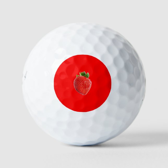 Pelotas De Golf Fresa de verano (Anverso)
