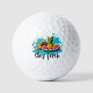 Pelotas De Golf Fresco resistente - Verano - Frutas tropicales acu