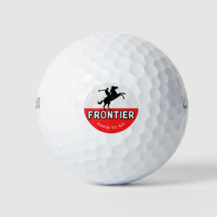 Pelotas De Golf Frontier Gasoline Rarin'-to-go vintage sign