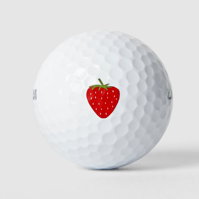 Pelotas De Golf Fruity Strawberry (Anverso)