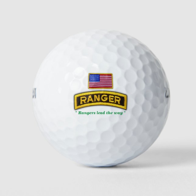 Pelotas De Golf Fuerte de los guardabosques aéreos del ejército be (Anverso)
