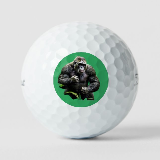 Pelotas De Golf "Fuerza del Gorila" (Anverso)