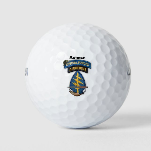 Pelotas De Golf Fuerzas especiales Green Berets sf sfg sof patch (Anverso)