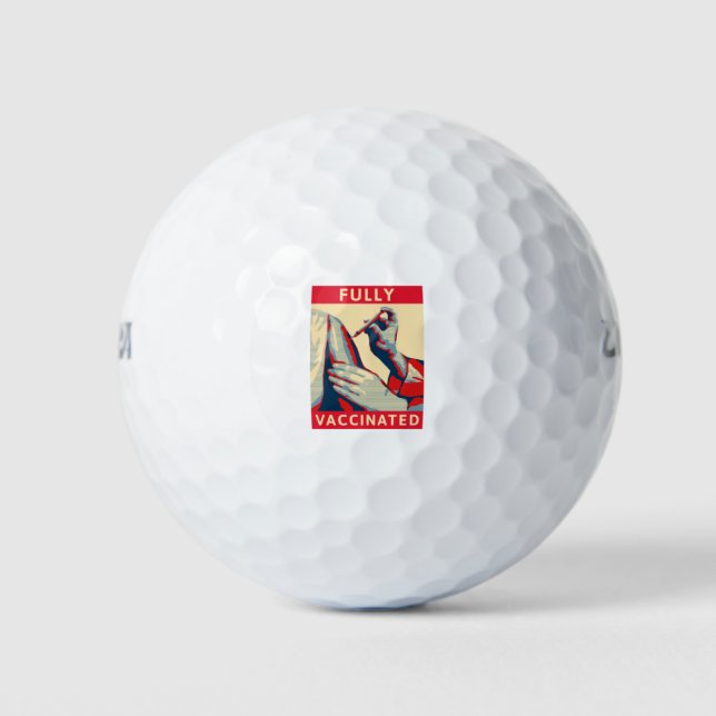 Pelotas De Golf Fully Vaccinated (Anverso)