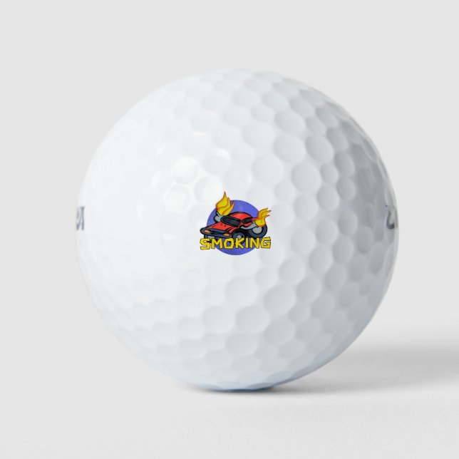 Pelotas De Golf Fumar (Anverso)