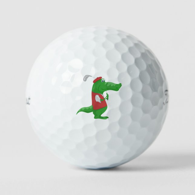Pelotas De Golf Fun Crocodile Golf Balls (Anverso)