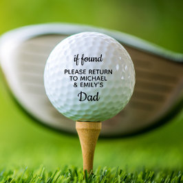 Pelotas De Golf Fun Dad personalizado