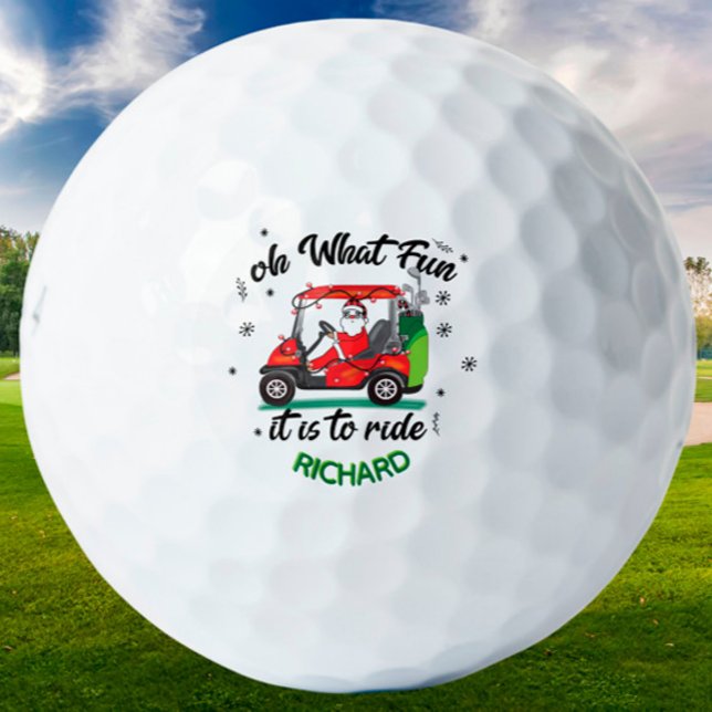 Pelotas De Golf Fun Santa Golf Cart Name (Subido por el creador)