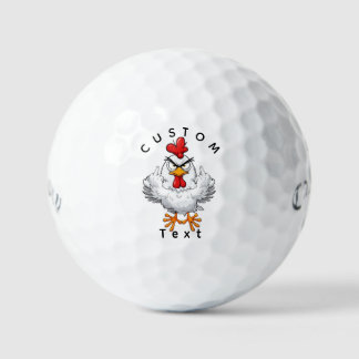 Pelotas De Golf Funny Angry Bird Flipping Golf Balls - Personalize