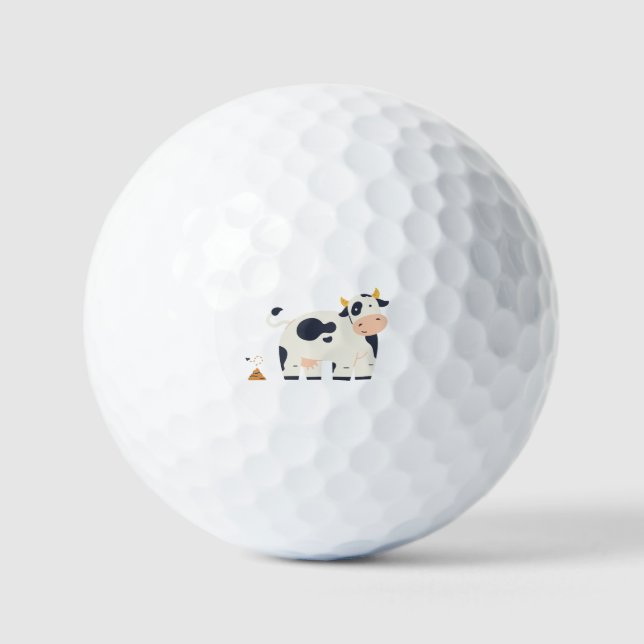 Pelotas De Golf funny animated golf ball (Anverso)