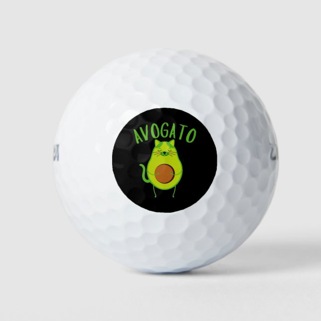 Pelotas De Golf Funny Avogato (Anverso)