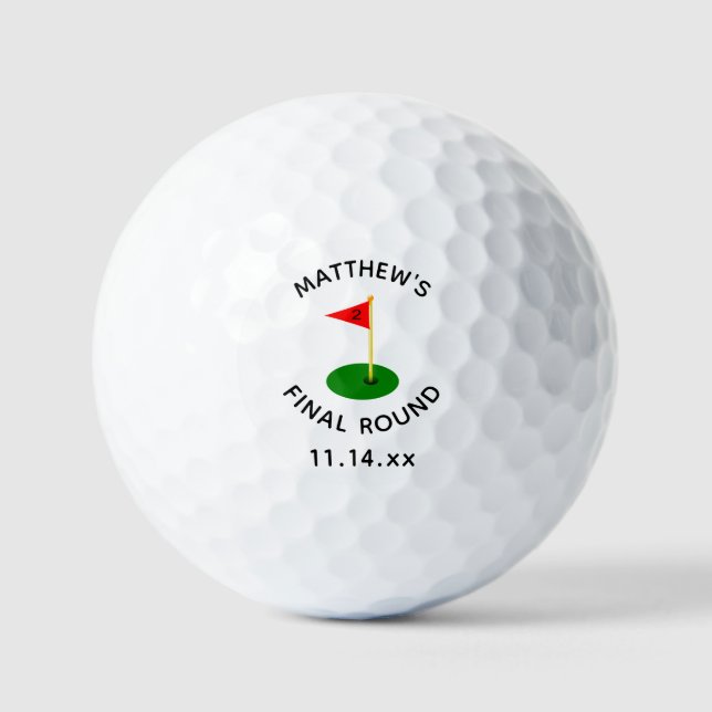 Pelotas De Golf Funny Bachelor Party Golfer Wedding Favor (Anverso)
