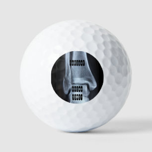Pelotas De Golf Funny Broken Fibula Xray "Tiempo de descanso"